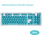 104+4 Backlit ABS Doubleshot Keycaps OEM Profile DIY Colorway for Mechanical Gaming Keyboard ANSI / ISO Layout